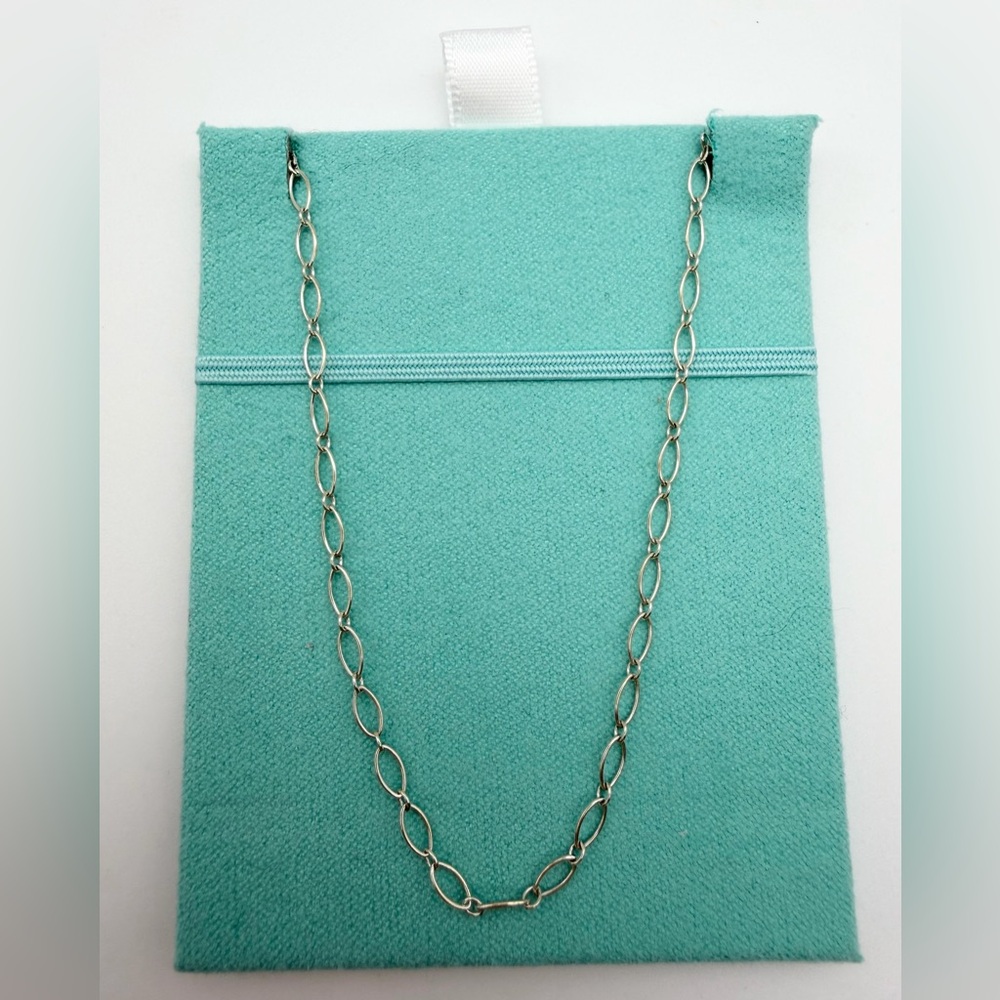Tiffany & Co. Silver 24” Oval Link Necklace chain Sterling silver